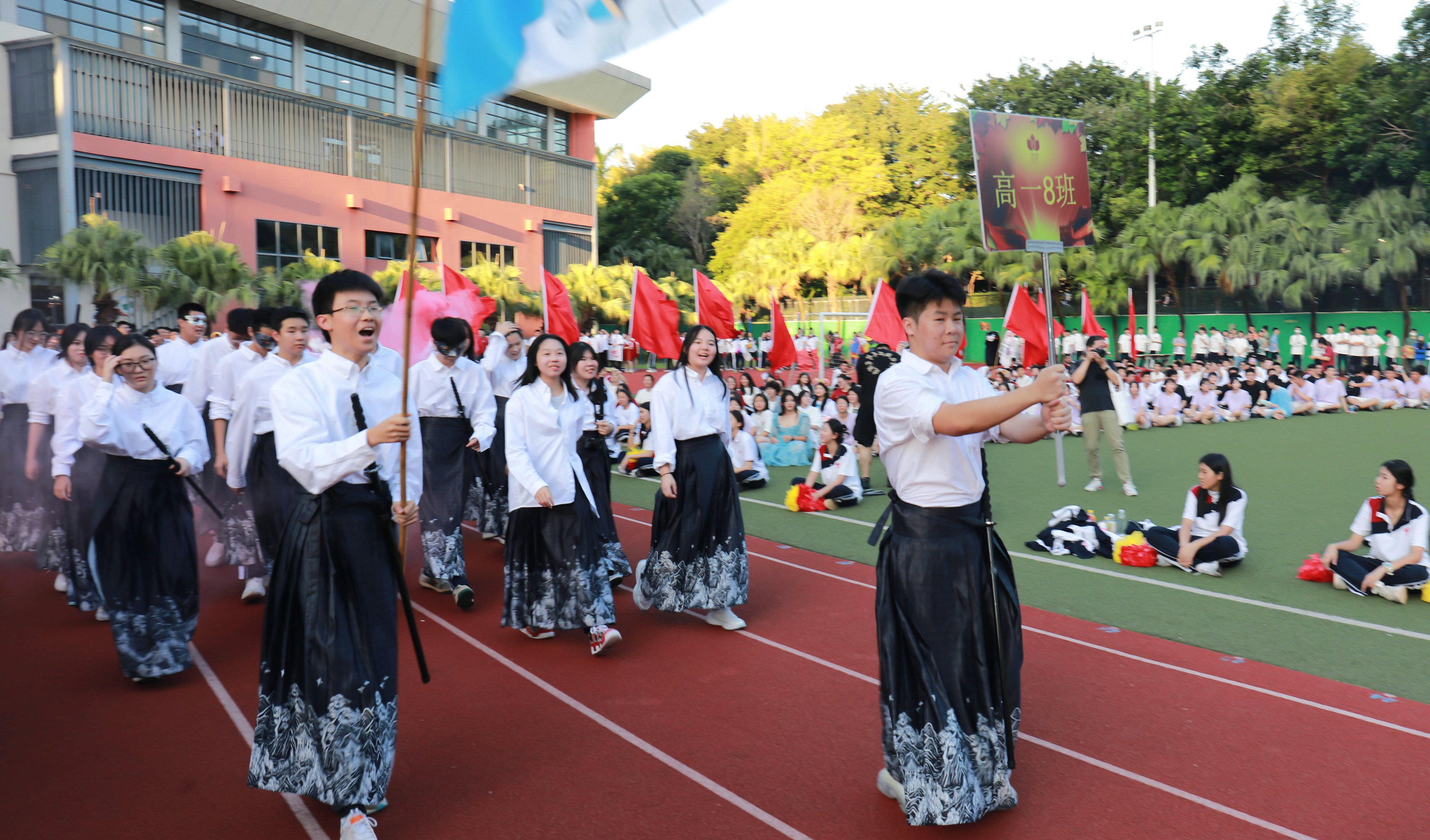 更加运动更加活力深圳南山中加学校第22届运动会开幕